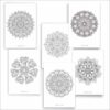 Mandalas decorativas para colorir e imprimir Ed1 - Bem-estar, conforto e  conveniência