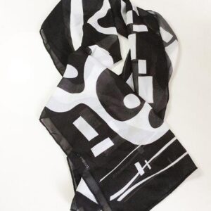 Echarpe “Chacras” 150 x 40 cm. Embalagem em Caixa de Madeira | Lu Paternostro