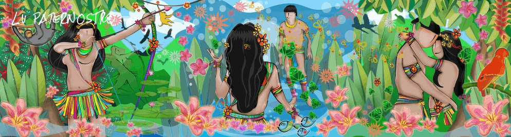 Titulo Echarpe “As Amazonas”. Embalagem em caixa de madeira